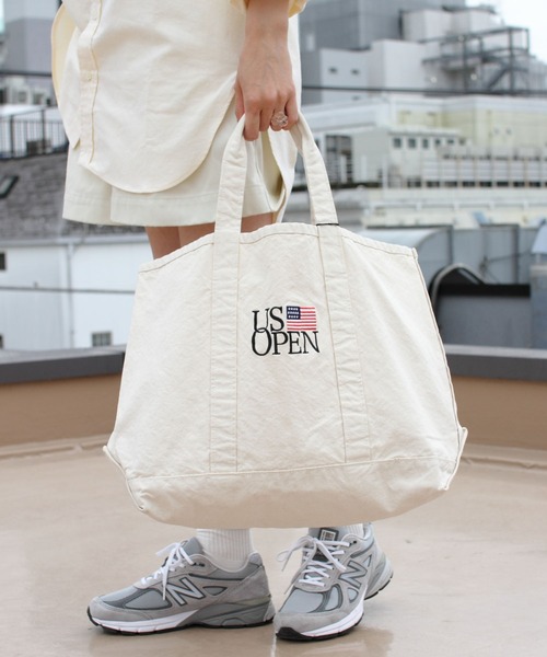 THE SHINZONE（ザ　シンゾーン）の「THE SHINZONE/シンゾーン　オープントート　US OPEN TOTE 23AMSIT03（トートバッグ・レディース・ホワイト・FREE）」の5枚目の写真