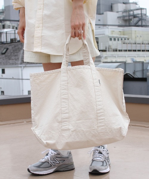 THE SHINZONE（ザ　シンゾーン）の「THE SHINZONE/シンゾーン　オープントート　US OPEN TOTE 23AMSIT03（トートバッグ・レディース・ホワイト・FREE）」の7枚目の写真