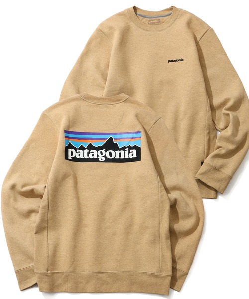 patagonia(パタゴニア)の「【Patagonia/パタゴニア】P-6 Logo Uprisal Crew Sweatshirt/P-6ロゴ アプレイザル クルースウェットシャツ(スウェット・メンズ・ライトグリーン/ピンク系その他/ダークオレンジ/ネイビー/ブラック/グレー/ブラウン系その他/ダークグリーン/ホワイト系1/ライトブルー/タン・M/L/XL/S)」の5枚目の写真