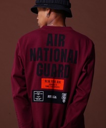 AVIREX | 《COLLECTION》AIR NATIONAL GUARD PATCH & PRINT L/S T-SHIRT / エアーナショナルガード パッチ＆プリント 長袖 Tシャツ / AVIREX / アヴィレックス(Tシャツ/カットソー)