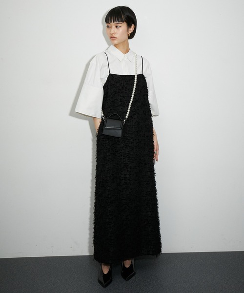 ADAM ET ROPE'（アダムエロペ）の「【サステナブル】ワイドスリーブクロップドシャツ（シャツ/ブラウス・レディース・ホワイト/サックスブルー・FREE）」の16枚目の写真