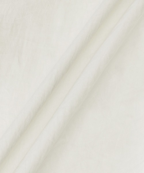 ADAM ET ROPE'（アダムエロペ）の「【サステナブル】ワイドスリーブクロップドシャツ（シャツ/ブラウス・レディース・ホワイト/サックスブルー・FREE）」の4枚目の写真