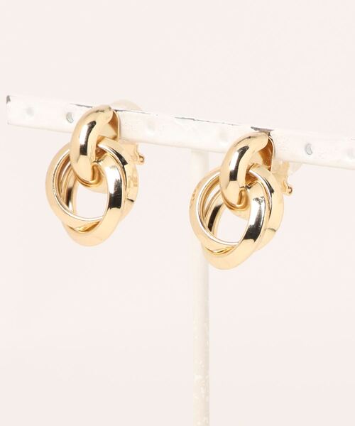 TIMELESS&THREE（タイムレスアンドスリー）の「メタルサークルイヤリング（イヤリング・レディース・ゴールド・FREE）」の6枚目の写真