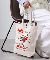 LUMBER（ランバー）の「LUMBER フィッシングプリントトートバッグ（トートバッグ）」