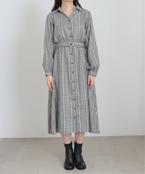 frames RAY CASSIN（フレームスレイカズン）の「ウエストベルトワンピース（ワンピース・レディース・ベージュ系/ブラウン系/ブラック系・FREE）」の16枚目の写真