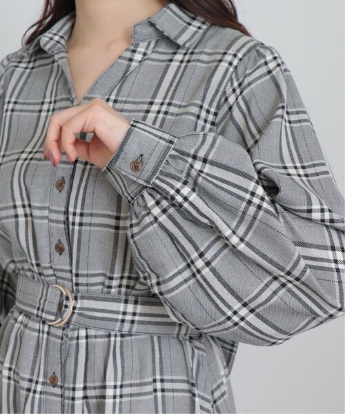 frames RAY CASSIN（フレームスレイカズン）の「ウエストベルトワンピース（ワンピース・レディース・ベージュ系/ブラウン系/ブラック系・FREE）」の5枚目の写真