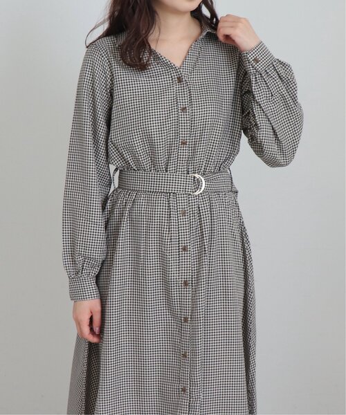 frames RAY CASSIN（フレームスレイカズン）の「ウエストベルトワンピース（ワンピース・レディース・ベージュ系/ブラウン系/ブラック系・FREE）」の15枚目の写真