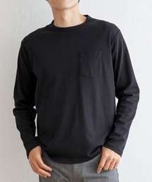 IKKA LOUNGE（イッカラウンジ）の「ポンチクルーネックジャケットロンＴ（Tシャツ/カットソー）」