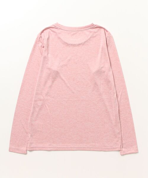 TIGORA（ティゴラ）の「ティゴラ TIGORA ドライグラフィックロングTシャツ（Tシャツ/カットソー・レディース・ブラック/ピンク/ネイビー・XL/L/M/S）」の4枚目の写真