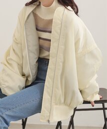 袖シャーリングMA-1