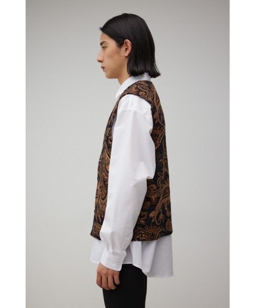 AZUL by moussy（アズールバイマウジー）の「ゴブランジャガードジレ（ベスト・メンズ・ブラック系その他・FREE）」の8枚目の写真