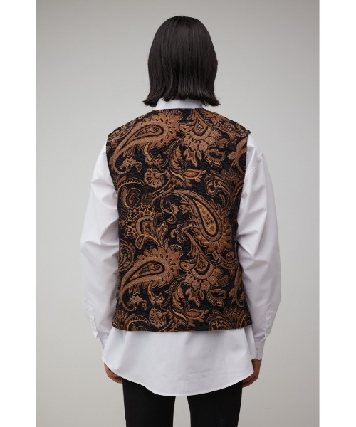 AZUL by moussy（アズールバイマウジー）の「ゴブランジャガードジレ（ベスト・メンズ・ブラック系その他・FREE）」の9枚目の写真