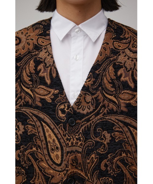 AZUL by moussy（アズールバイマウジー）の「ゴブランジャガードジレ（ベスト・メンズ・ブラック系その他・FREE）」の10枚目の写真