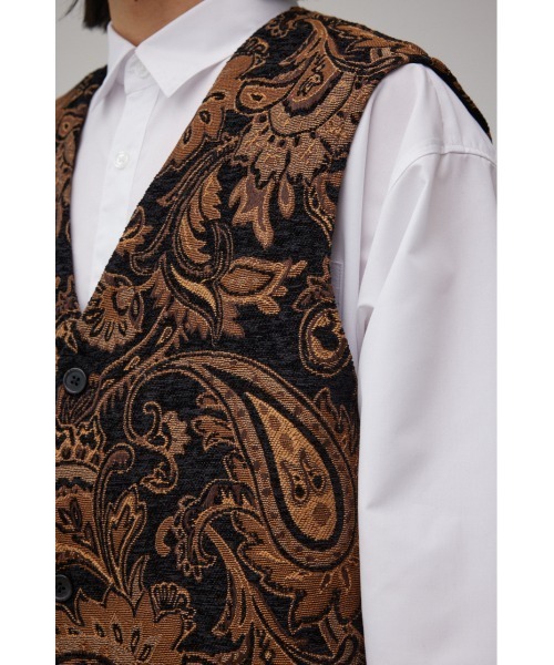 AZUL by moussy（アズールバイマウジー）の「ゴブランジャガードジレ（ベスト・メンズ・ブラック系その他・FREE）」の11枚目の写真