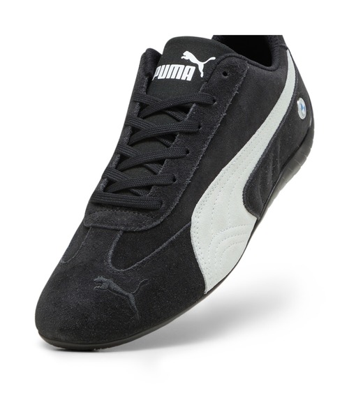 PUMA(プーマ)の「PUMA プーマ メンズ BMW MMS スピードキャット ドライビングシューズ(スニーカー・メンズ・ブラック×ホワイト・25.0cm/25.5cm/28.0cm/29.0cm/27.0cm/26.0cm/27.5cm/29.5cm/28.5cm/26.5cm/30.0cm)」の2枚目の写真