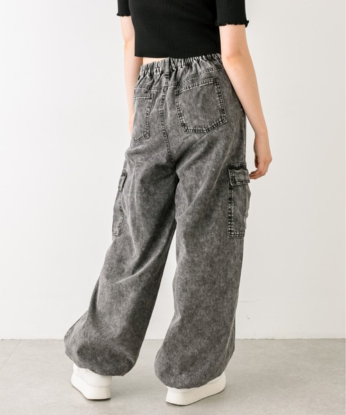 OLIVE des OLIVE（オリーブデオリーブ）の「デニムカーゴパンツ　1032020050（カーゴパンツ・レディース・ブルー/スミクロ/ピンク・FREE）」の14枚目の写真
