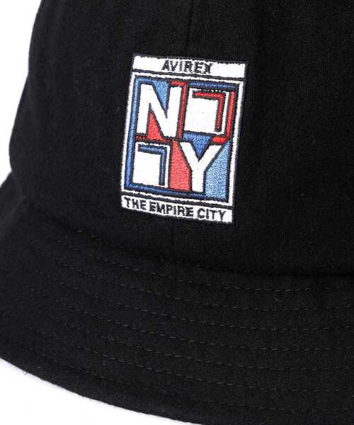 AVIREX(アヴィレックス)の「WAPPEN METRO HAT / ワッペン メトロ ハット / AVIREX / アヴィレックス(ハット・メンズ・グレー/ブラック・F)」の9枚目の写真