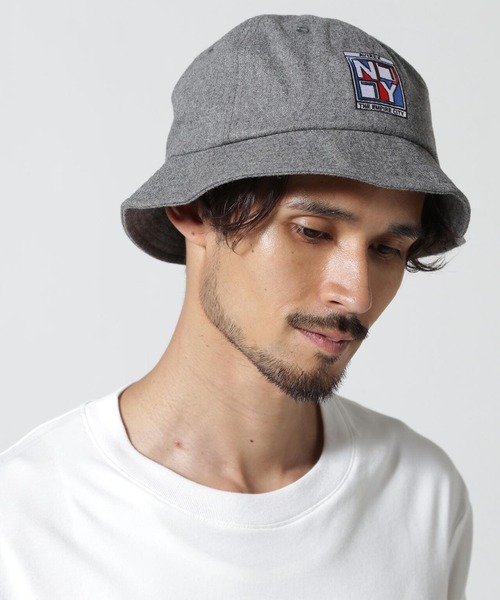AVIREX(アヴィレックス)の「WAPPEN METRO HAT / ワッペン メトロ ハット / AVIREX / アヴィレックス(ハット・メンズ・グレー/ブラック・F)」の12枚目の写真