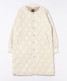 TAION(タイオン)の【TAION / タイオン】MILITARY CREW NECK LONG DOWN JACKET / キルティングロングコート(ダウンジャケット/コート)