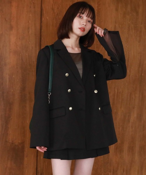 archives（アルシーヴ）の「ボックスプリーツミニスカート（スカート・レディース・アイボリー/ブラック・MEDIUM）」の16枚目の写真