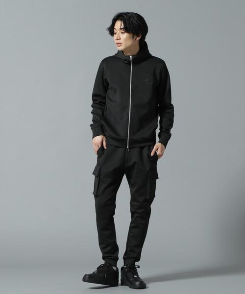 DANKE SCHON（ダンケシェーン）の「【WEB&DEPOT限定】DankeSchon/ダンケシェーン/JERSEY CARGO（カーゴパンツ・レディース・ブラック/チャコールグレー・M/S）」の5枚目の写真