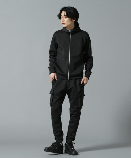 DANKE SCHON（ダンケシェーン）の「【WEB&DEPOT限定】DankeSchon/ダンケシェーン/JERSEY CARGO（カーゴパンツ・レディース・ブラック/チャコールグレー・M/S）」の3枚目の写真