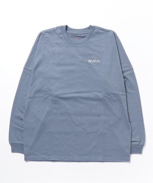 RVCA(ルーカ)の「RVCA メンズ HI SPEED FLORAL LT ロンT【2023年秋冬モデル】/ルーカ長袖バックプリントロゴロンT(Tシャツ/カットソー・メンズ・ホワイト/グリーン/ブラック/カーキ・X-LARGE/LARGE/MEDIUM/SMALL)」の4枚目の写真