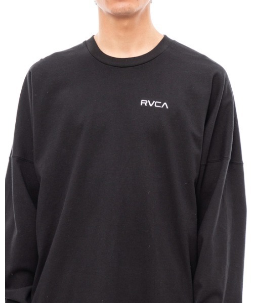 RVCA(ルーカ)の「RVCA メンズ HI SPEED FLORAL LT ロンT【2023年秋冬モデル】/ルーカ長袖バックプリントロゴロンT(Tシャツ/カットソー・メンズ・ホワイト/グリーン/ブラック/カーキ・X-LARGE/LARGE/MEDIUM/SMALL)」の17枚目の写真
