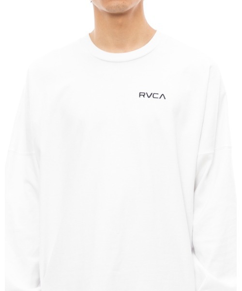 RVCA(ルーカ)の「RVCA メンズ HI SPEED FLORAL LT ロンT【2023年秋冬モデル】/ルーカ長袖バックプリントロゴロンT(Tシャツ/カットソー・メンズ・ホワイト/グリーン/ブラック/カーキ・X-LARGE/LARGE/MEDIUM/SMALL)」の9枚目の写真