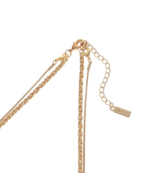 INDIVI（インディヴィ）の「◆【2連／3WAY／シンプル】チェーンネックレス（ネックレス・レディース・シルバー/ゴールド・00）」の5枚目の写真