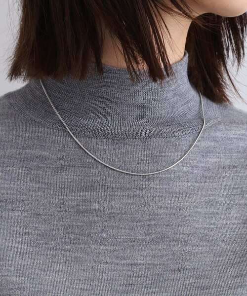 INDIVI（インディヴィ）の「◆【2連／3WAY／シンプル】チェーンネックレス（ネックレス・レディース・シルバー/ゴールド・00）」の6枚目の写真