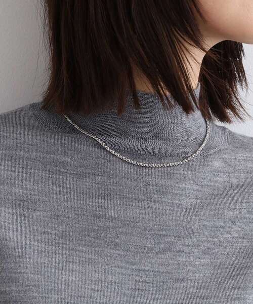 INDIVI（インディヴィ）の「◆【2連／3WAY／シンプル】チェーンネックレス（ネックレス・レディース・シルバー/ゴールド・00）」の8枚目の写真