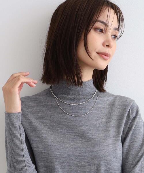 INDIVI（インディヴィ）の「◆【2連／3WAY／シンプル】チェーンネックレス（ネックレス・レディース・シルバー/ゴールド・00）」の11枚目の写真