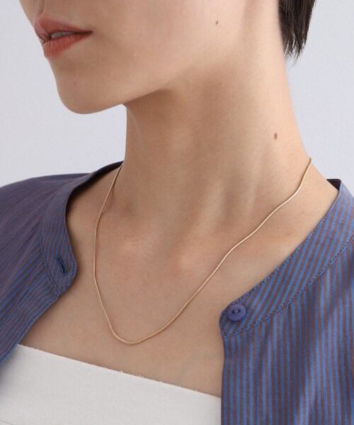 INDIVI（インディヴィ）の「◆【2連／3WAY／シンプル】チェーンネックレス（ネックレス・レディース・シルバー/ゴールド・00）」の12枚目の写真