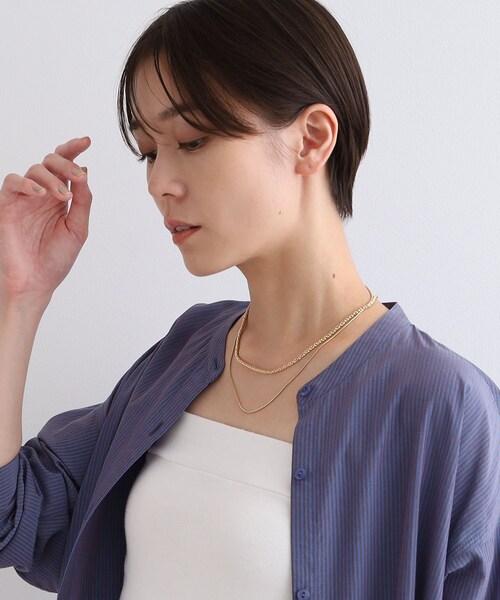 INDIVI（インディヴィ）の「◆【2連／3WAY／シンプル】チェーンネックレス（ネックレス・レディース・シルバー/ゴールド・00）」の18枚目の写真