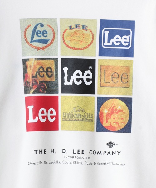 Lee(リー)の「Lee/リー COMPILATION BACK PRINT SWEAT/オーバーサイズ 裏毛 バックプリント ロゴ ワンポイント刺繍 スウェット レディース メンズ トレーナー(スウェット・メンズ・グレー/チャコール/ホワイト・XL/M/L)」の18枚目の写真
