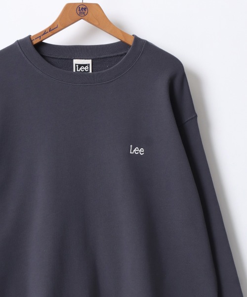 Lee(リー)の「Lee/リー COMPILATION BACK PRINT SWEAT/オーバーサイズ 裏毛 バックプリント ロゴ ワンポイント刺繍 スウェット レディース メンズ トレーナー(スウェット・メンズ・グレー/チャコール/ホワイト・XL/M/L)」の8枚目の写真