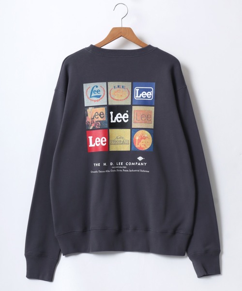 Lee(リー)の「Lee/リー COMPILATION BACK PRINT SWEAT/オーバーサイズ 裏毛 バックプリント ロゴ ワンポイント刺繍 スウェット レディース メンズ トレーナー(スウェット・メンズ・グレー/チャコール/ホワイト・XL/M/L)」の15枚目の写真