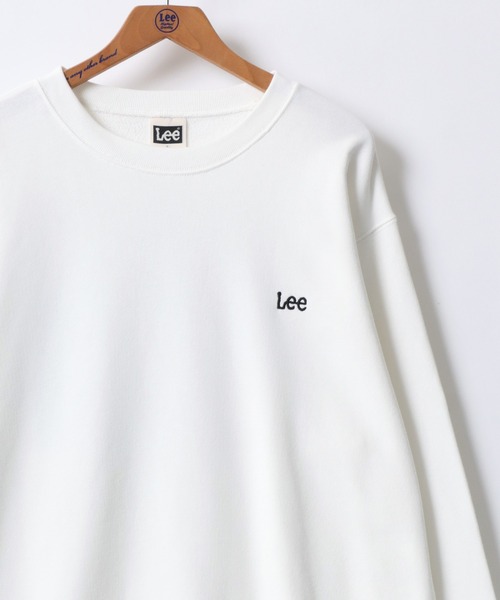 Lee(リー)の「Lee/リー COMPILATION BACK PRINT SWEAT/オーバーサイズ 裏毛 バックプリント ロゴ ワンポイント刺繍 スウェット レディース メンズ トレーナー(スウェット・メンズ・グレー/チャコール/ホワイト・XL/M/L)」の4枚目の写真