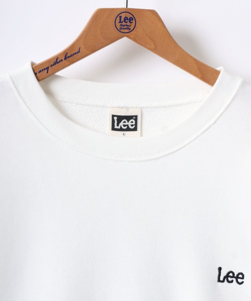 Lee(リー)の「Lee/リー COMPILATION BACK PRINT SWEAT/オーバーサイズ 裏毛 バックプリント ロゴ ワンポイント刺繍 スウェット レディース メンズ トレーナー(スウェット・メンズ・グレー/チャコール/ホワイト・XL/M/L)」の16枚目の写真