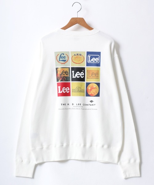 Lee(リー)の「Lee/リー COMPILATION BACK PRINT SWEAT/オーバーサイズ 裏毛 バックプリント ロゴ ワンポイント刺繍 スウェット レディース メンズ トレーナー(スウェット・メンズ・グレー/チャコール/ホワイト・XL/M/L)」の11枚目の写真