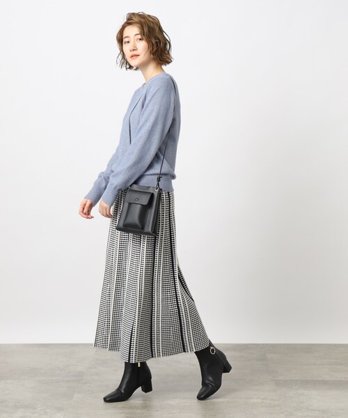 grove(グローブ)の「◆ラメフェザーVネックニット(ニット/セーター・レディース・ライトグレー系9/ブルー/ナチュラル/オフホワイト・02/03/05/01/04)」の20枚目の写真