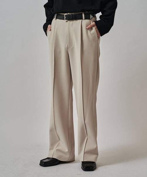 ワイドレッグフレアパンツ（スラックス）｜Lui's（ルイス）の
