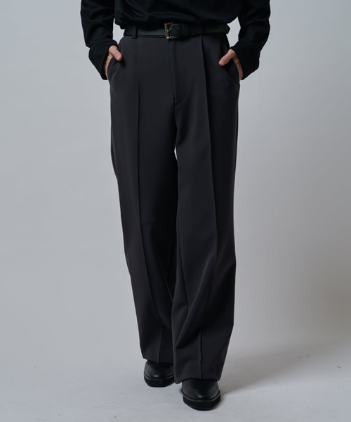 ワイドレッグフレアパンツ（スラックス）｜Lui's（ルイス）の