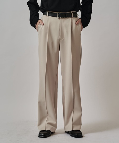 ワイドレッグフレアパンツ（スラックス）｜Lui's（ルイス）の