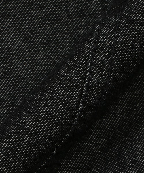 petit main(プティマイン)の「衿デニムジャケット(デニムジャケット・キッズ・ブラック/ブルー・90cm/110cm/130cm/120cm/100cm/80cm)」の9枚目の写真