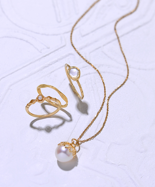 agete（アガット）の「K18ピンキーリング（10153111022）（リング