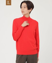 23AW*Wings掲載*【L】【ウォッシャブル】ハイゲージカラーハイネックニット