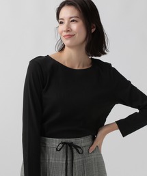 Elura | シルケットリブクループルオーバー(Tシャツ/カットソー)