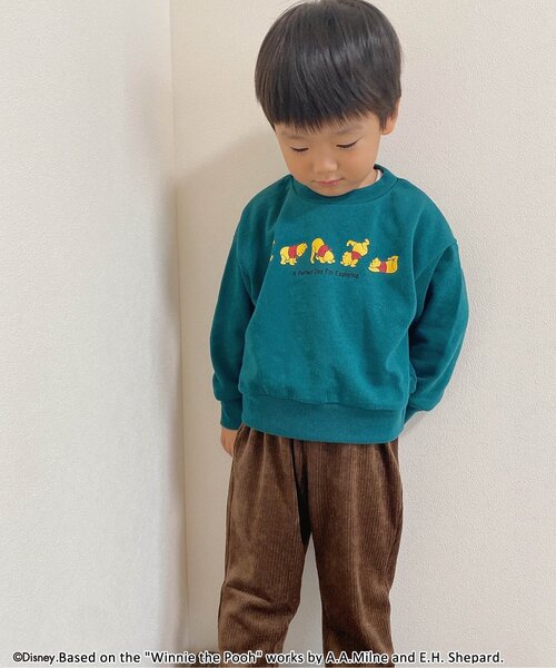 BREEZE（ブリーズ）の「【ユニセックス・ゆったり】カラバリカットコールパンツ（その他パンツ・キッズ・ブラック/アイボリー/ラベンダー/カーキ/ブラウン/ネイビー/オレンジ・120/100/140/130/90/110/80）」の8枚目の写真